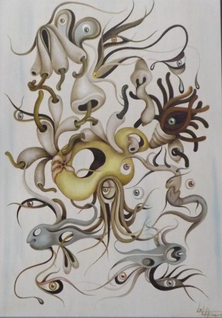 "Fiesta privada" Óleo sobre lienzo